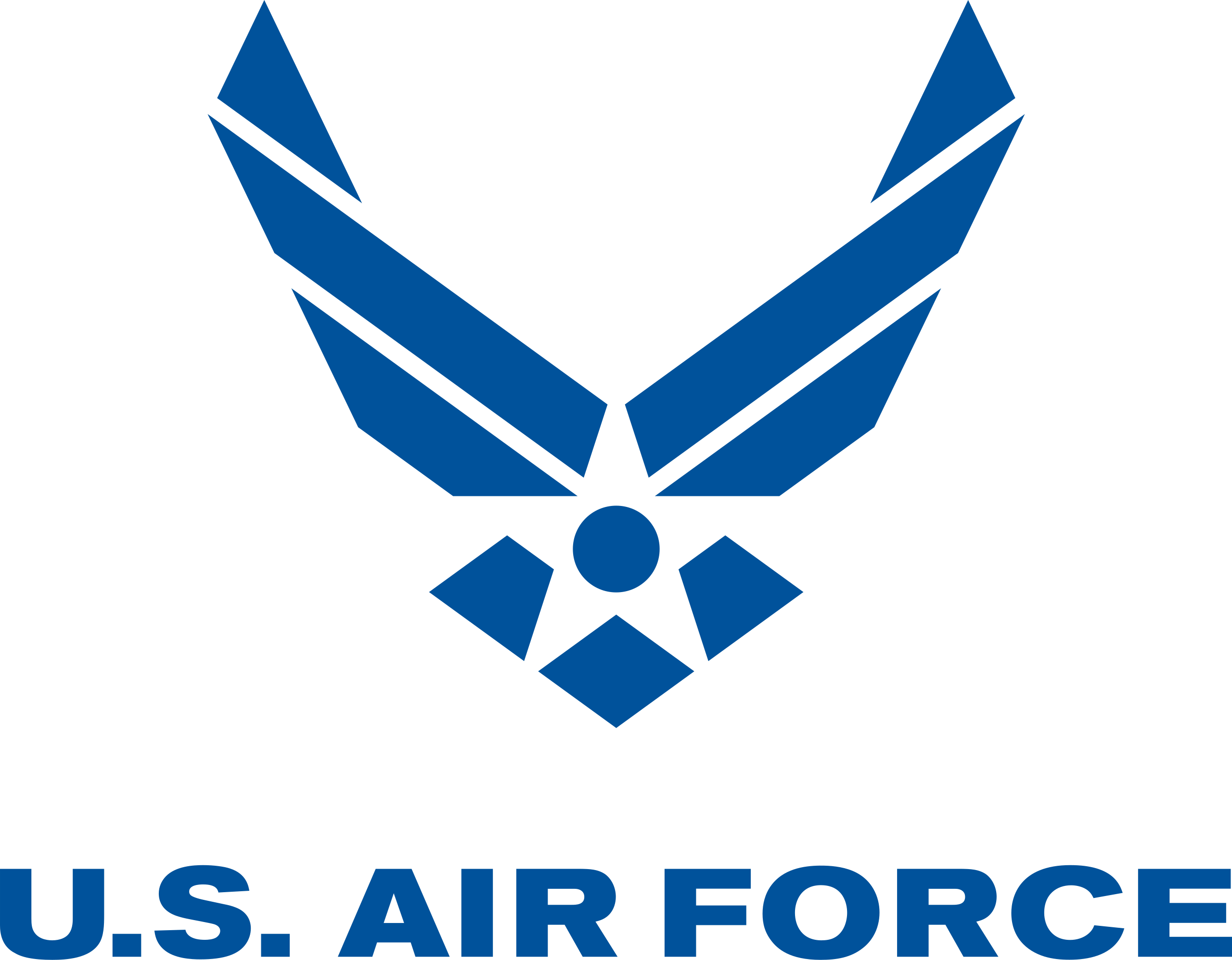 US Air Force Logo Solid Colour svg