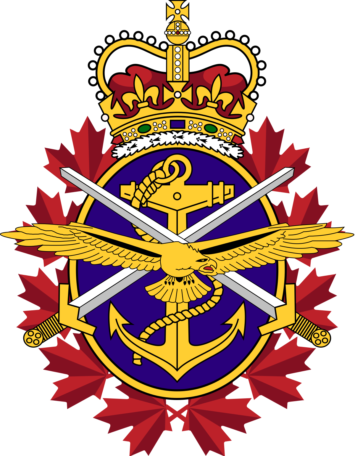 Canadian Forces emblem svg